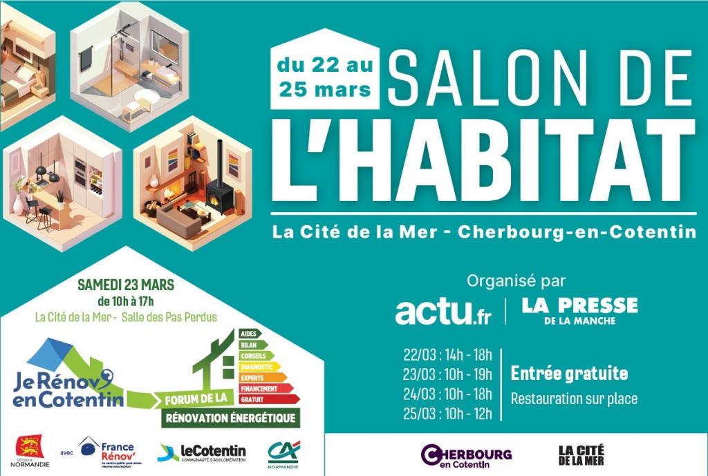 Retrouvez-nous au Salon de l'Habitat à la Cité de La Mer du 22 au 25 mars 2024