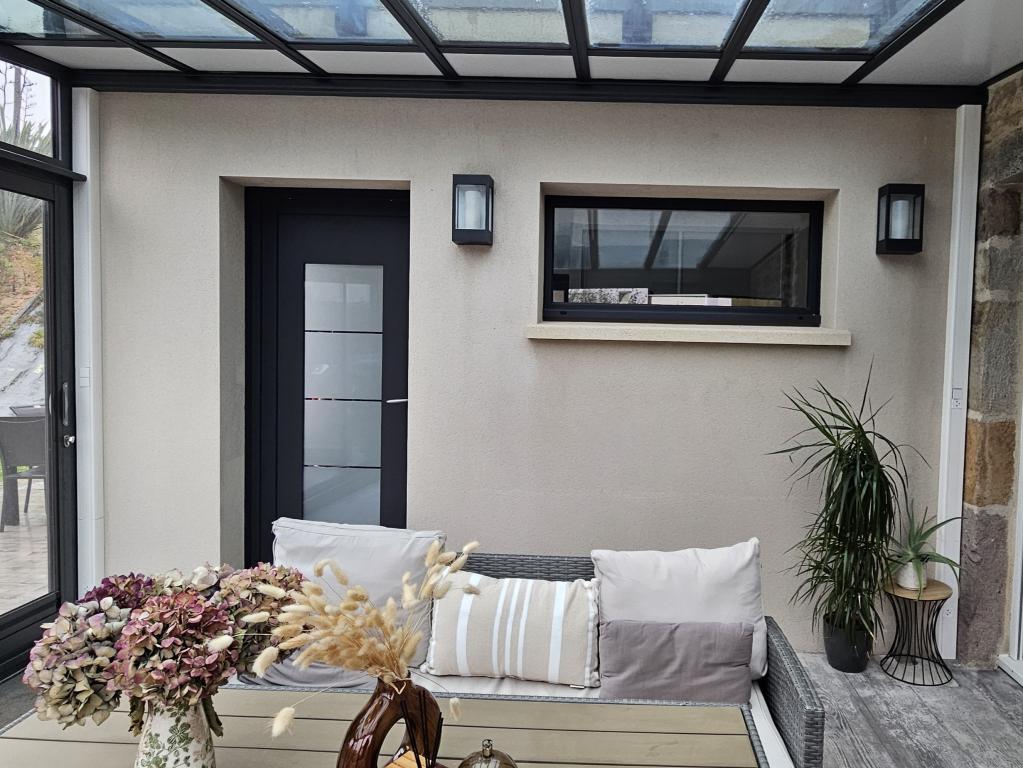 Mise en place du rseau lectrique dans une vranda